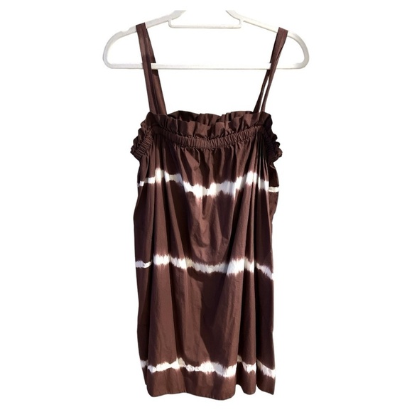 Anthropologie Othilia Square Neck Tie Dye Swing Dress - Picture 7 of 9